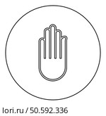 Hand Akhimsa Ahimsa arm Jainism Jain religion symbol Dharma Ahinsa icon in circle round black color vector illustration image outline contour line thin style simple. Hand Akhimsa Ahimsa arm Jainism Jain religion symbol Dharma Ahinsa icon in circle round black color vector illustration image outline contour line thin style. Стоковая иллюстрация, агентство Ingram Publishing / Фотобанк Лори