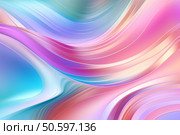 Colorful abstract waves flowing and blending seamlessly. Стоковое AI-изображение, AI-художник Иван Рябоконь / Фотобанк Лори