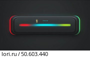 Futuristic LED Interface. Animation. Стоковое AI-видео, аниматор Кирилл Черезов / Фотобанк Лори