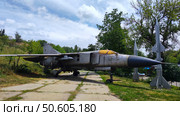 Миг-23, Аксайский военно-исторический музей, Ростовская область. Редакционное фото, фотограф Ирина / Фотобанк Лори