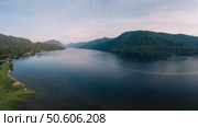Lake Teletskoye in Altai Mountains. Стоковое фото, фотограф Jan Jack Russo Media / Фотобанк Лори