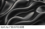 Black Fabric Texture With Elegant Folds Capturing Light and Shadow in Detail. Стоковое AI-видео, аниматор Юлия Гапеенко / Фотобанк Лори