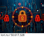 Замки. Цифровые данные. Стоковое AI-изображение, AI-художник Boostport / Фотобанк Лори