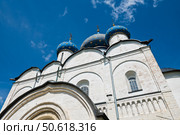 Купола собора Рождества Пресвятой Богородицы. Суздальский кремль. Город Суздаль. Золотое Кольцо. Россия. Редакционное фото, фотограф E. O. / Фотобанк Лори