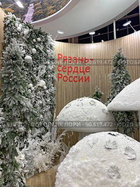 Экспозиция Рязанской области на Международной выставке-форуме «Россия» на ВДНХ, Москва (2024 год). Редакционное фото, фотограф Мария Кылосова / Фотобанк Лори
