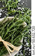 Salicornia is a genus of succulent, salt tolerant, salt substitute. Редакционное фото, фотограф Лика / Фотобанк Лори