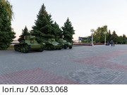 Волгоград, Музей-панорама Сталинградская битва, Россия. Различная бронетехника, принимавшая участие в Сталинградской битве. (2021 год). Редакционное фото, фотограф Андрей Цыганков / Фотобанк Лори