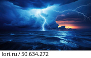 sky lightening background ai generated. Стоковое AI-изображение, AI-художник Vectorwin / Фотобанк Лори
