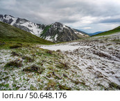 Amazing mountain scenery in changeable weather. Стоковое фото, фотограф Саблин Станислав / Фотобанк Лори