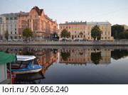 Река Фонтанка в утреннее время суток, Санкт-Петербург. Редакционное фото, фотограф Сергеев Валерий / Фотобанк Лори