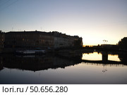 Река Фонтанка в утреннее время суток , Санкт-Петербург. Редакционное фото, фотограф Сергеев Валерий / Фотобанк Лори
