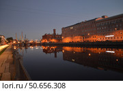 Река Фонтанка в утреннее время суток , Санкт-Петербург. Редакционное фото, фотограф Сергеев Валерий / Фотобанк Лори