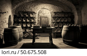 barrels black and white wine ai generated. Стоковое AI-изображение, AI-художник Vectorwin / Фотобанк Лори