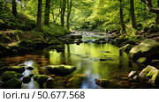water summer wood ai generated. Стоковое AI-изображение, AI-художник Vectorwin / Фотобанк Лори