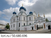 Богоявленский монастырь в Угличе, Ярославская область. Собор Богоявления Господня. Золотое кольцо России (2024 год). Стоковое фото, фотограф Елена Коромыслова / Фотобанк Лори
