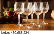 wine engraved glass ai generated. Стоковое AI-изображение, AI-художник Vectorwin / Фотобанк Лори
