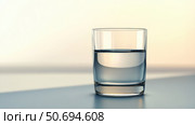 realism glass half empty. Стоковое фото, фотограф Vectorwin / Фотобанк Лори
