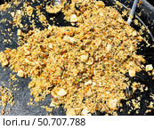 Дальневосточный плов с морепродуктами в казане. Стоковое фото, фотограф Овчинникова Ирина / Фотобанк Лори