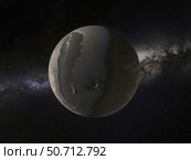 Artist's impression of a supermassive terrestrial planet (SMTP) Стоковое фото, фотограф Pablo Carlos Budassi/Stocktrek Images / ТАСС / Фотобанк Лори