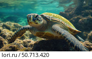 ocean green turtle maui. Стоковое фото, фотограф Vectorwin / Фотобанк Лори