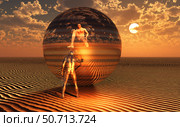 The meeting of two interdimensional universes. Стоковое фото, фотограф Mark Stevenson/Stocktrek Images / ТАСС / Фотобанк Лори