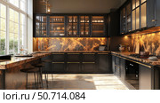 minimalist house interior kitchen counter. Стоковое фото, фотограф Vectorwin / Фотобанк Лори