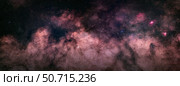 A panorama of the Milky Way from Scutum (at left) to Serpens (at right) Стоковое фото, фотограф Alan Dyer/Stocktrek Images / ТАСС / Фотобанк Лори