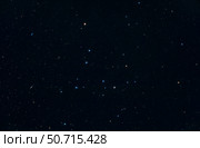 The large star cluster in Coma Berenices called Mel 111, accompanied by several galaxies. Стоковое фото, фотограф Alan Dyer/Stocktrek Images / ТАСС / Фотобанк Лори