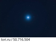 A close-up of Rigel in Orion, taken in moonlight. Стоковое фото, фотограф Alan Dyer/Stocktrek Images / ТАСС / Фотобанк Лори