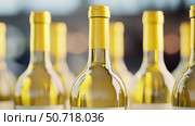 style white wine bottles. Стоковое фото, фотограф Vectorwin / Фотобанк Лори