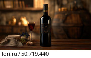 red cabernet bottle. Стоковое фото, фотограф Vectorwin / Фотобанк Лори