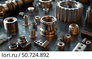 steel metal components. Стоковое фото, фотограф Vectorwin / Фотобанк Лори