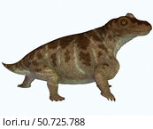 Keratocephalus, a semi-aquatic dinosaur from the Permian Age. Стоковое фото, фотограф Corey Ford/Stocktrek Images / ТАСС / Фотобанк Лори