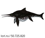 Shonisaurus ichthyosaur, side profile. Стоковое фото, фотограф Corey Ford/Stocktrek Images / ТАСС / Фотобанк Лори