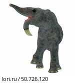 Deinotherium on white background. Стоковое фото, фотограф Corey Ford/Stocktrek Images / ТАСС / Фотобанк Лори