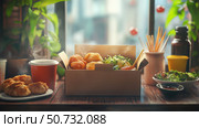 gourmet boxed meals. Стоковое фото, фотограф Vectorwin / Фотобанк Лори