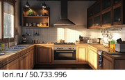 modern laptop kitchen. Стоковое фото, фотограф Vectorwin / Фотобанк Лори