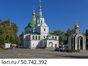 Соборный храм Святых отцов Семи Вселенских соборов. Данилов монастырь. Москва (2024 год). Редакционное фото, фотограф Андрей Иванов / Фотобанк Лори