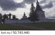 Валдайский Иверский Богородицкий Святоозерский монастырь — православный мужской монастырь на Сельвицком острове Валдайского озера в Валдайском районе Новгородской области. Стоковое видео, видеограф Куликов Константин / Фотобанк Лори