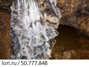 Underground reservoir under the arches of the Bolshaya Azishskaya cave on the Lagonaki plateau in Adygea. Стоковое фото, фотограф Андрей С / Фотобанк Лори