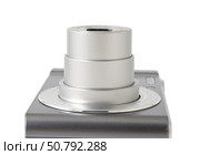 Маленький цифровой фотоаппарат на белом фоне. Digital camera isolated on white background. Стоковое фото, фотограф Татьяна Д / Фотобанк Лори