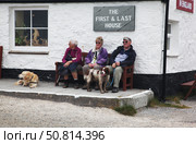The First and Last refreshment house at Land’s End. Cornwall. England. Great Britain. (2009 год). Редакционное фото, фотограф Сергей Пристяжнюк (Serg Zastavkin) / Фотобанк Лори