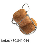 musle wire stopper holder for sparkling wines, isolated on a white background. Стоковое фото, фотограф ~✿Eлена Челышева(Кочина)✿~ / Фотобанк Лори