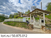 Ples old city, old rural street (2024 год). Редакционное фото, фотограф Саблин Станислав / Фотобанк Лори
