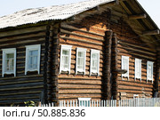 19th-century log houses in northern Russia. Wooden architecture. Стоковое фото, фотограф Александр Поташев / Фотобанк Лори