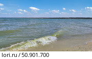 Волны, Азовское море, Павло-Очаковская коса. Стоковое фото, фотограф Ирина / Фотобанк Лори