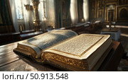 kaddish jewish prayer book ai generated. Стоковое AI-изображение, AI-художник Vectorwin / Фотобанк Лори