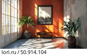 design indoor wall ai generated. Стоковое AI-изображение, AI-художник Vectorwin / Фотобанк Лори