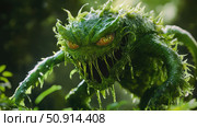 godzilla green monster ai generated. Стоковое AI-изображение, AI-художник Vectorwin / Фотобанк Лори