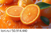 carotenoids orange science ai generated. Стоковое AI-изображение, AI-художник Vectorwin / Фотобанк Лори